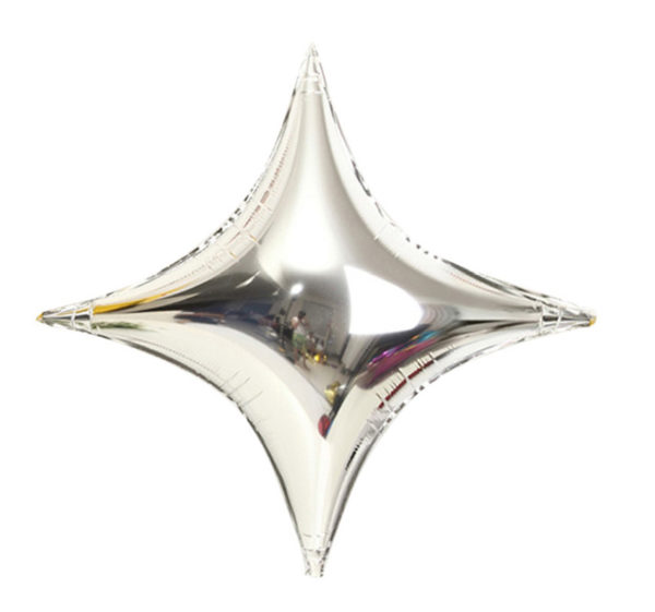 Multi-Color Star Shaped Aluminum Foil Balloon