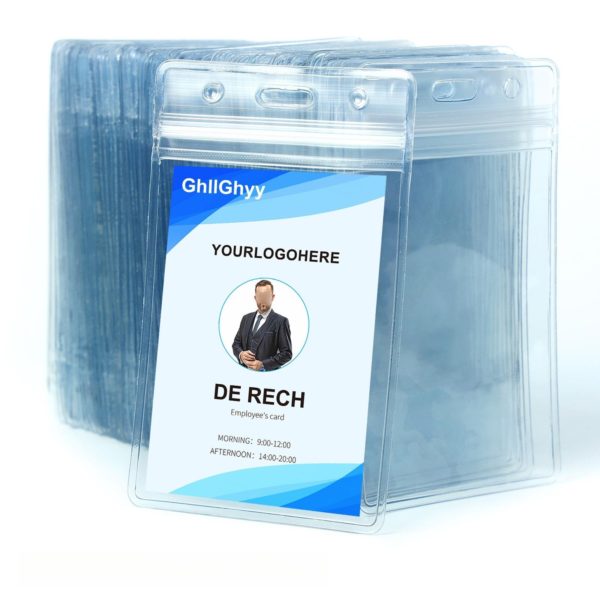 Multi-Size Vertical Clear PVC Soft Card Holder