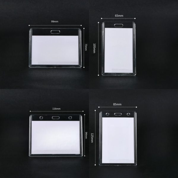 Multi-Size Clear Acrylic Card Holder for Business&School