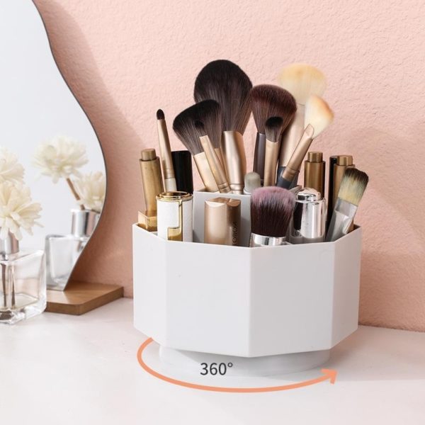 Rotatable PVC Pen Holder Makeup Collector