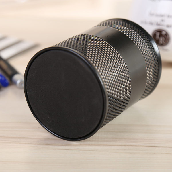 Metal Industrial Style Cylindrical Pen Holder