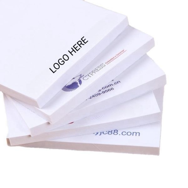 White Sticky Notes Customizable 3.1x3.1 inches 50 Sheets