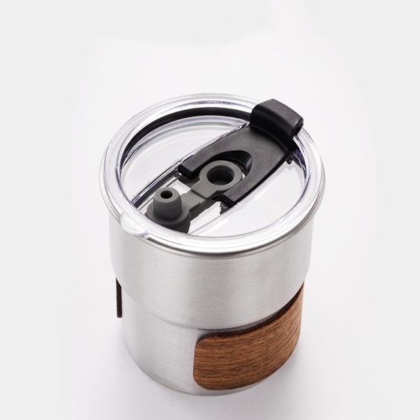 Outdoor Single Layer Stainless Steel Coffee Drink Cup 10oz with Sleeve