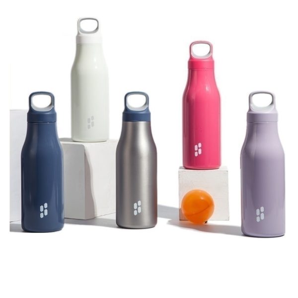 Multicolor Outdoor Stainless Steel Vacuum Water Bottle 20oz With Handle