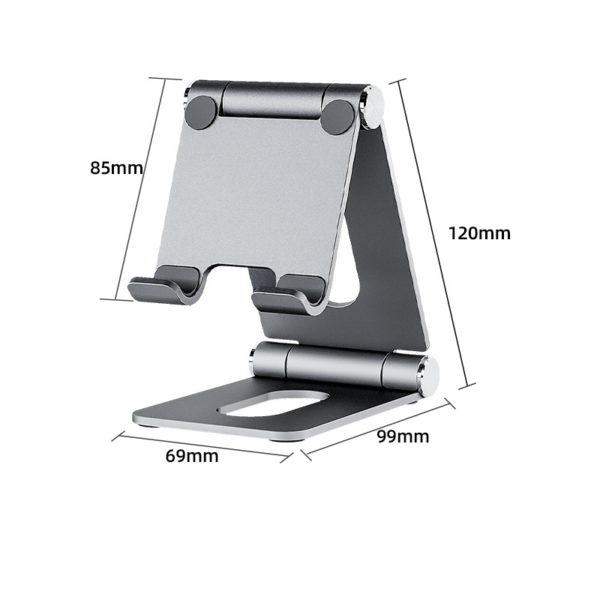 Multicolor Aluminum Alloy Double Foldable Phone Holder