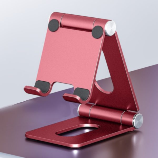 Multicolor Aluminum Alloy Double Foldable Phone Holder