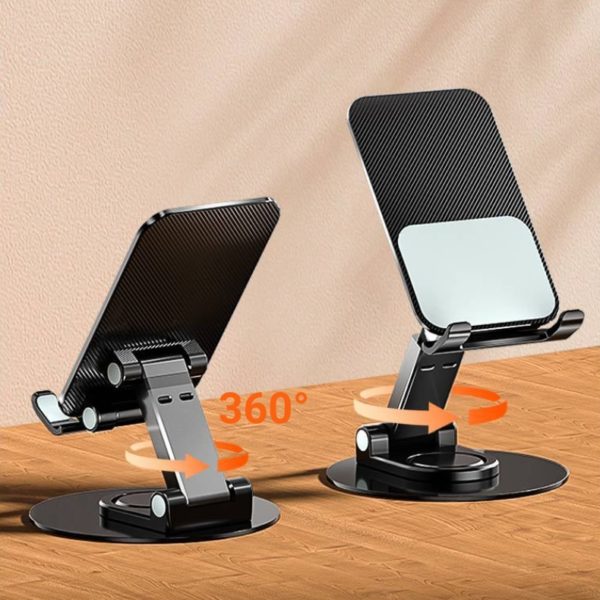 Multicolor Industrial Style Metal Rotatable Retractable Phone Holder