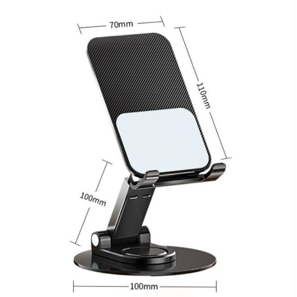 Multicolor Industrial Style Metal Rotatable Retractable Phone Holder