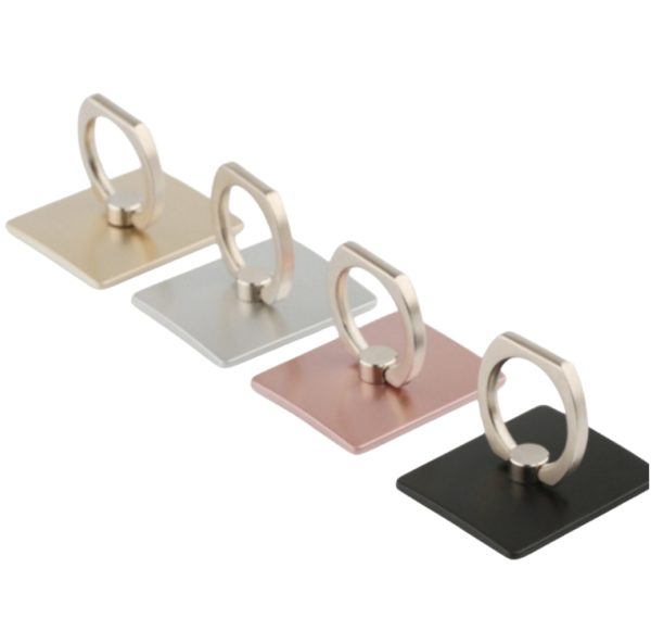 Multicolor Square Metal Foldable Ring Stand Phone Holder