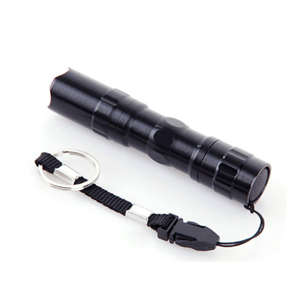 Outdoor Portable Emergency Aluminum Flashlight with Lanyard