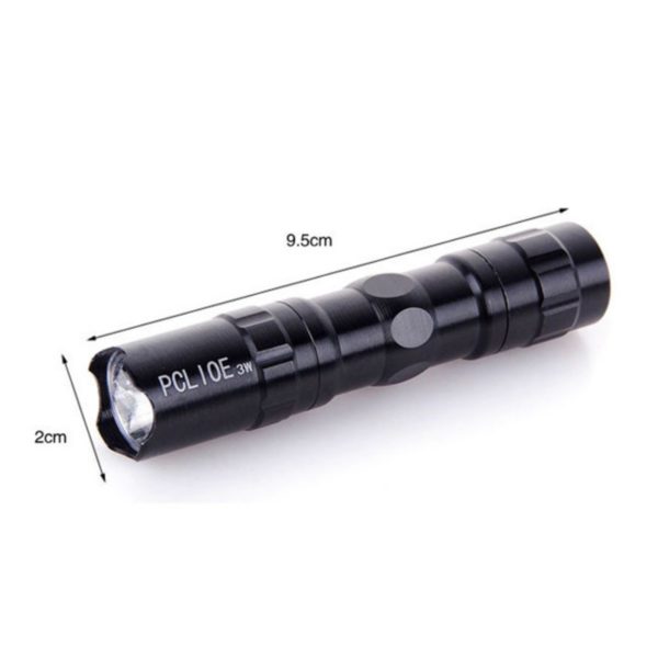 Outdoor Portable Emergency Aluminum Flashlight with Lanyard