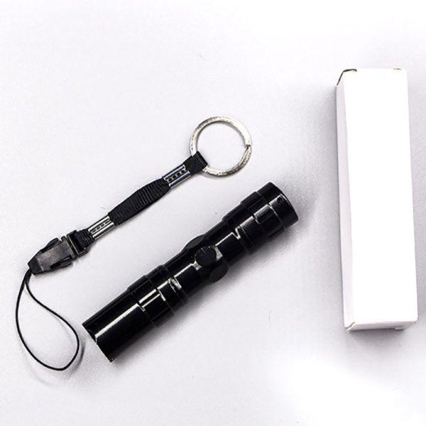 Outdoor Portable Emergency Aluminum Flashlight with Lanyard