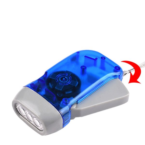 Outdoor Mini Portable Emergency Manual Flashlight