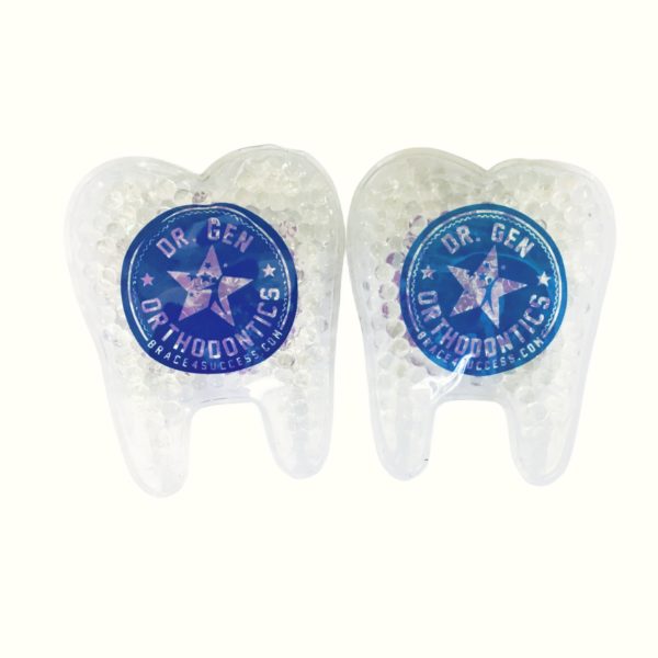 Multicolor Creative tooth Shaped Gel Hot/Cold Packs