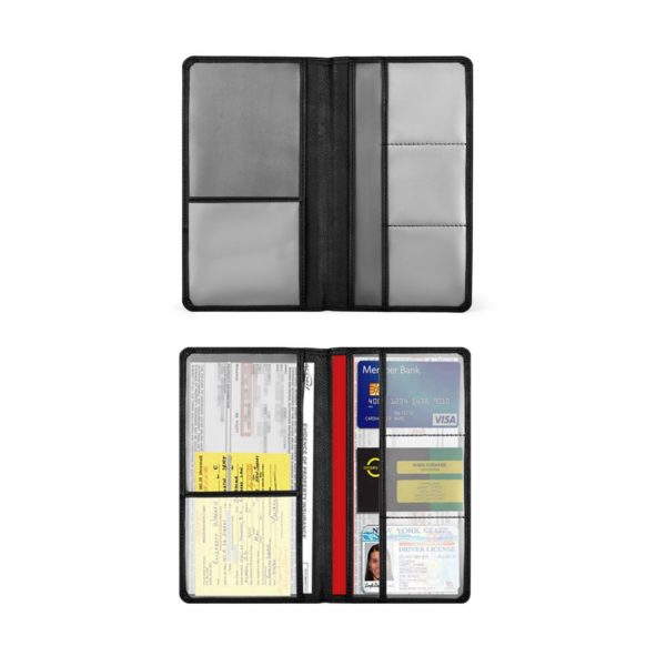 Multicolor Waterproof FRID ID and Passport Holder Wallet 9.4X5.1 inches