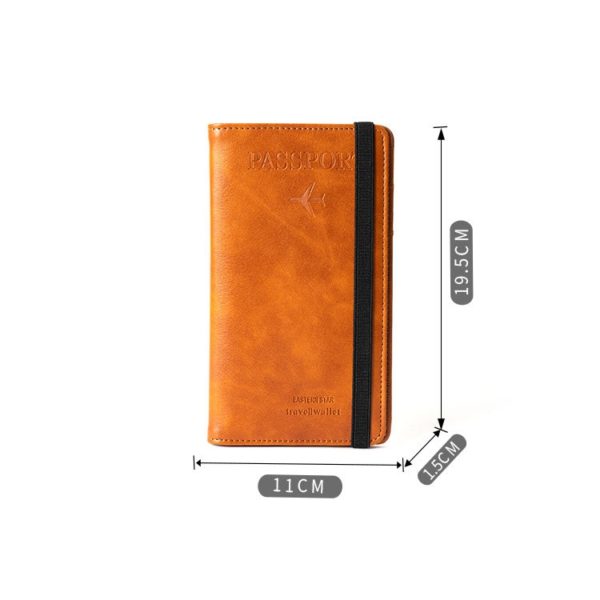 Multicolor Large Capacity Waterproof ID and Passport Holder Wallet