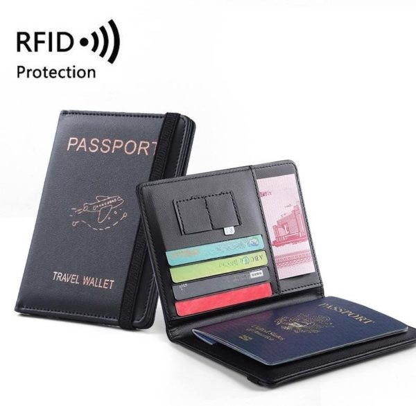 Multicolor Popular Travel Waterproof FRID ID and Passport Holder Wallet