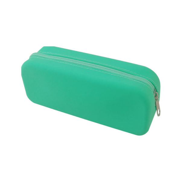 Multicolor Large Capacity Silicone Waterproof and Durable Zipper Pen Pouch