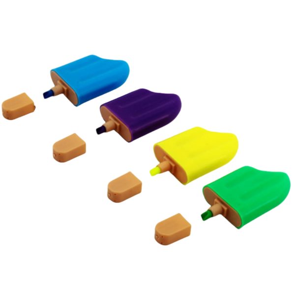 Multicolor Creative Popsicle Shaped Smooth and Bright Highlighter