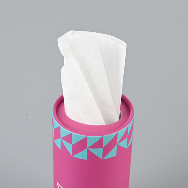 Customized Cylindrical Tissue Paper Canister for Restaurant&Office - Image 3