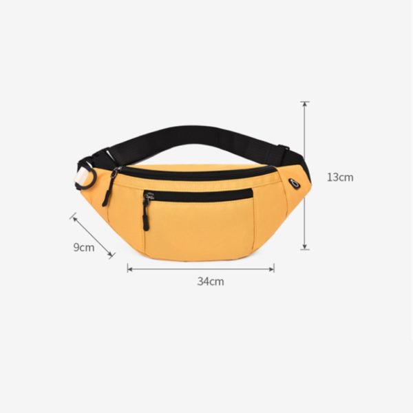 Multicolor Simple Waterproof Outdoor Fanny Bag Belt Pack