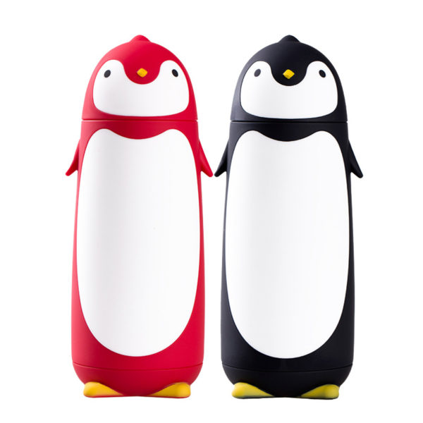 Multicolor Creative Penguin Shaped Stainless Steel Double-layer Vacuum Bottle