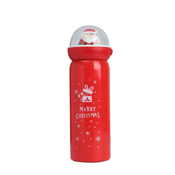 Creative Christmas Stainless Steel Insulated Gift Bottle-14oz