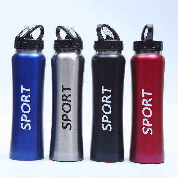 Stainless Steel Insulated Mug Handheld Sippy Sports Bottle