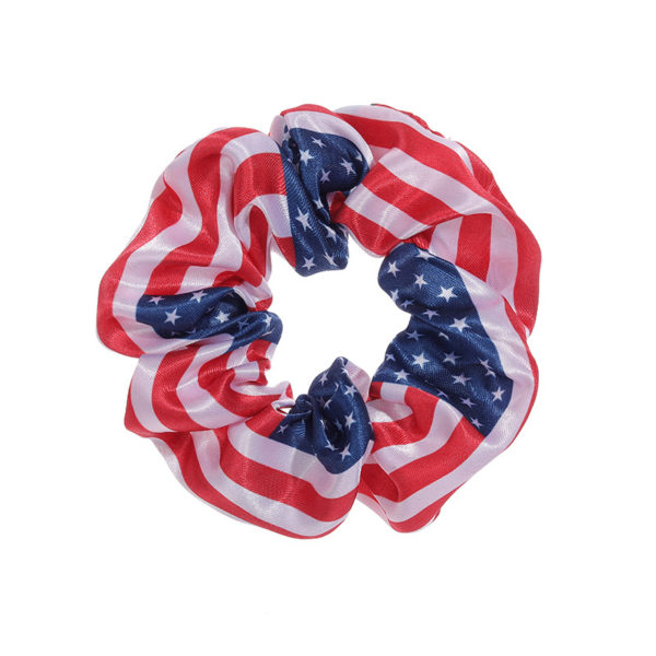 American Flag Custom Printed Scrunchy