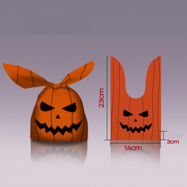 Halloween & Christmas Rabbit Ears Pumpkin Candy Bags Gift Bags