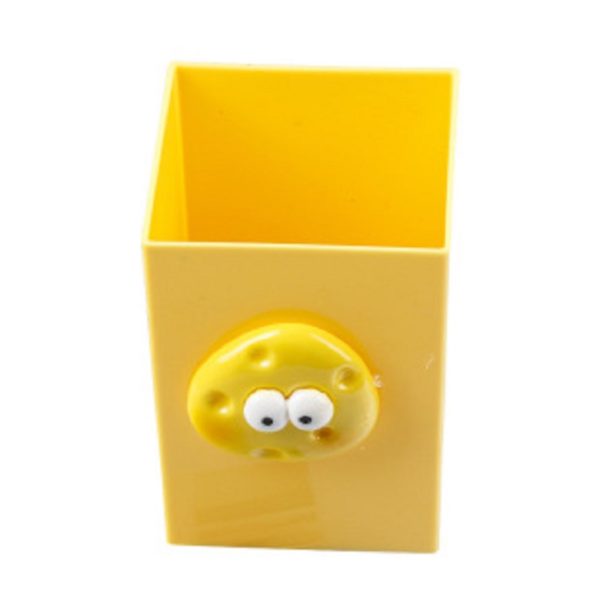 Cheese Cute Pencil Plastic Holder