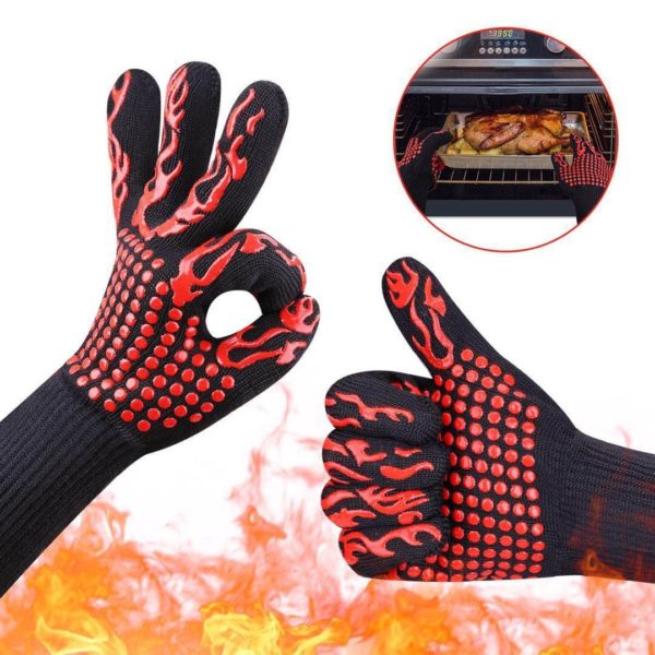 Thickened Silicone Hot-resistant Gloves