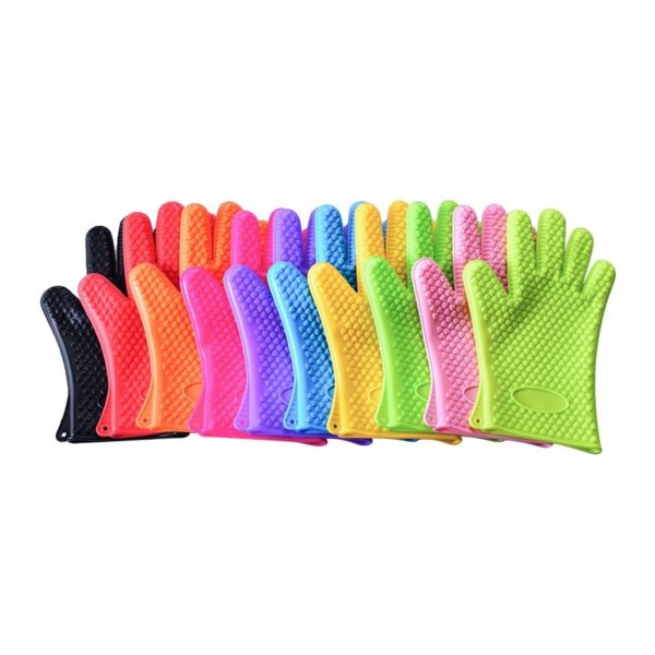 One pcs Silicone Heat Resistant Cooking Gloves