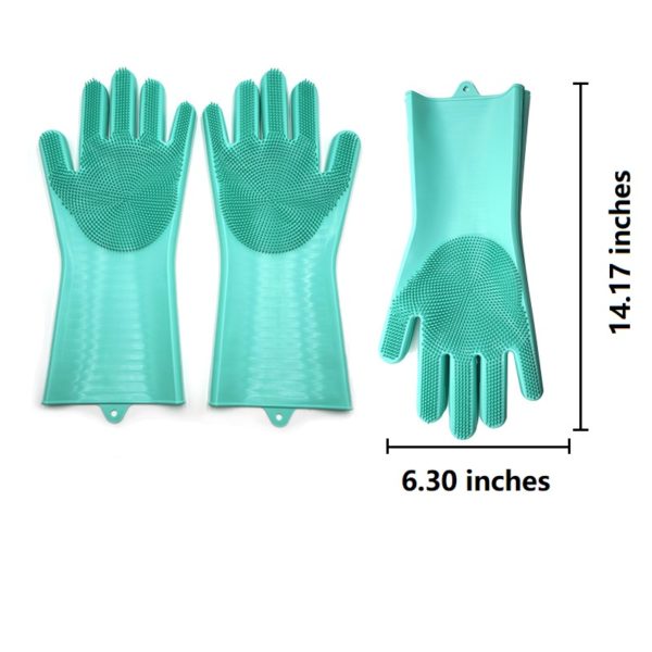 Coustom Silicone Scrubbing Gloves