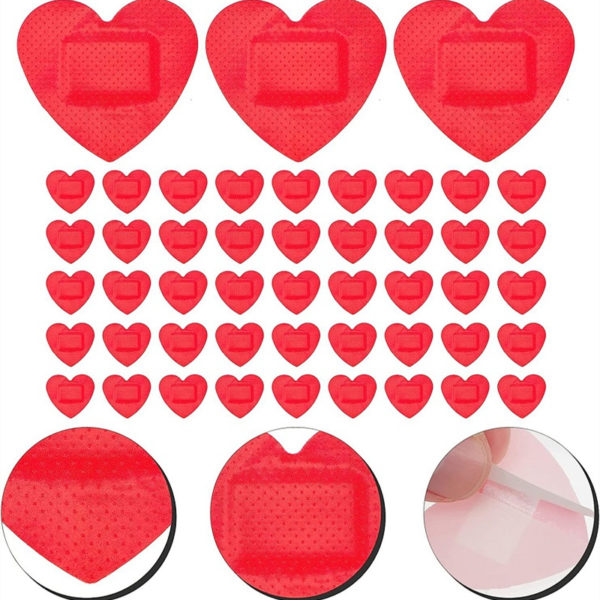 Heart Shaped Waterproof Adhesive Bandages