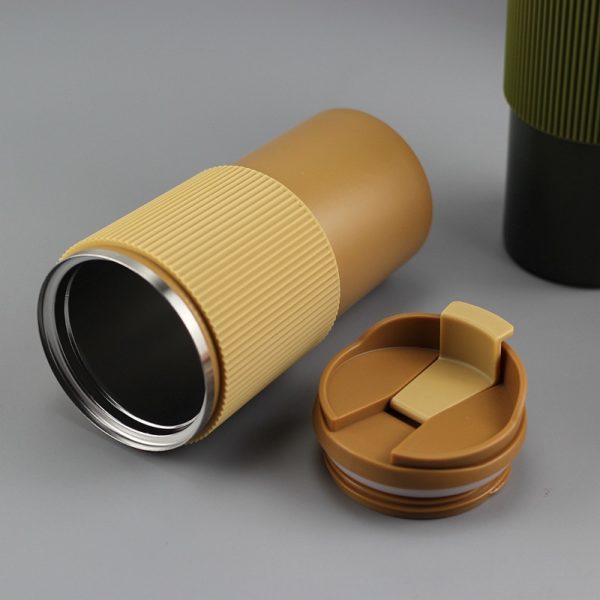 Stainless Steel Coffee Mug with Silicone Cup Cover