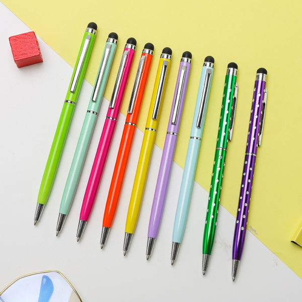 Metal Ballpoint Pen Stylus with Clip