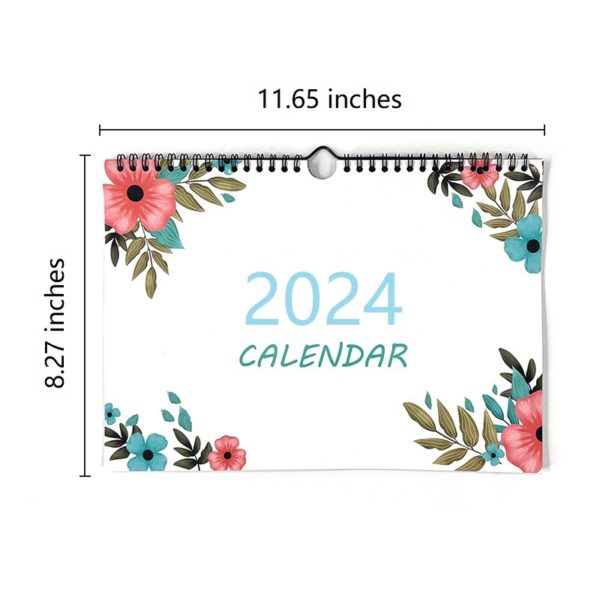 Wall Calendar With To-do List ＆ Notes-2024