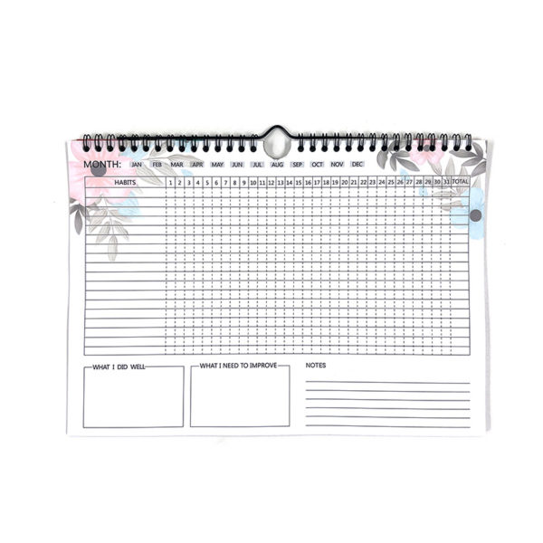 Wall Calendar With To-do List ＆ Notes-2024