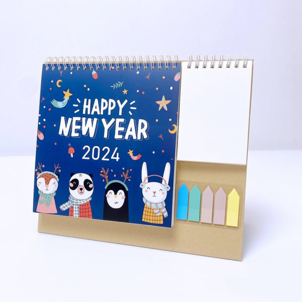 Calendar With Memo Pad