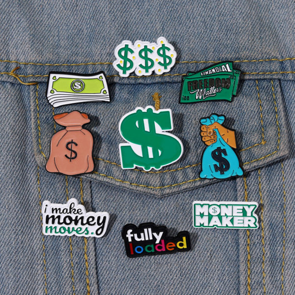 Money Lapel Pin