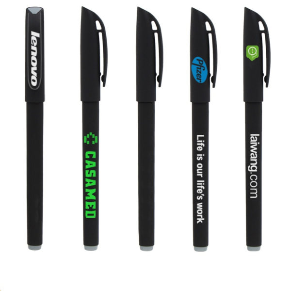 Black Advertising Pen - Customizable