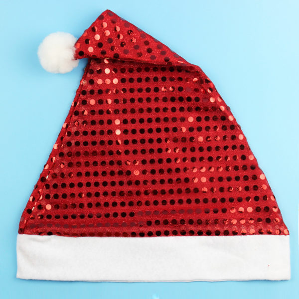 Christmas Santa Hat With Sequin