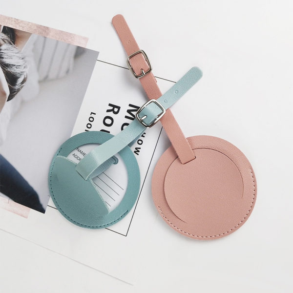 Round Luggage Tag