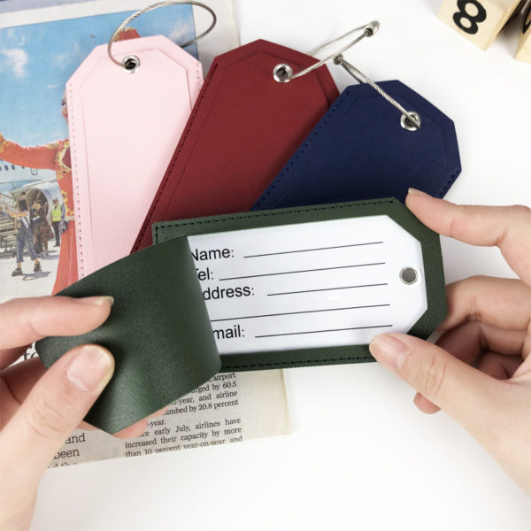 Metal Ring Luggage Tag