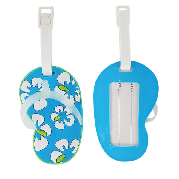 PVC Soft Rubber Full Color Custom Shaped Bag Tag