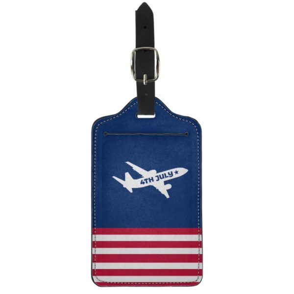 PU USA Logo Luggage Tag - Customizable