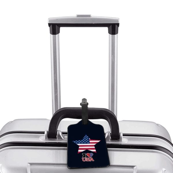 PU USA Logo Luggage Tag - Customizable