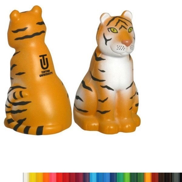 PU Sitting Tiger Stress Reliever