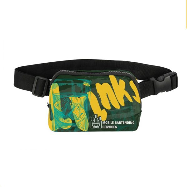 Full Color running Sports Zippered Waist Fanny Pack